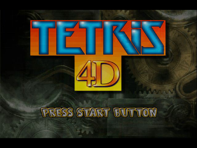 Tetris 4D Title Screen
